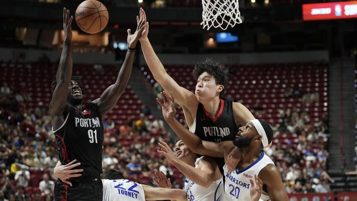 得分上双!杨瀚森完成开拓者生涯首秀